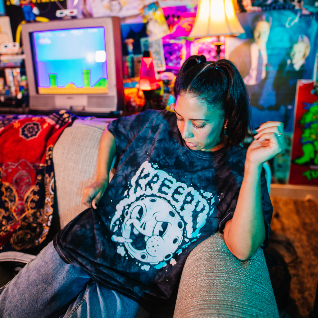 Full Moon Faded Tie Dye T-shirt