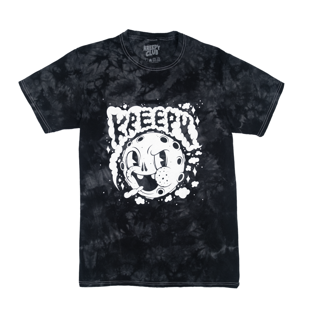 Full Moon Faded Tie Dye T-shirt